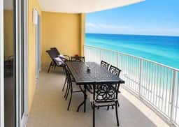 Emerald Isle 1309–Gulf-Front Corner Condo | Front-Row Beach Service Included